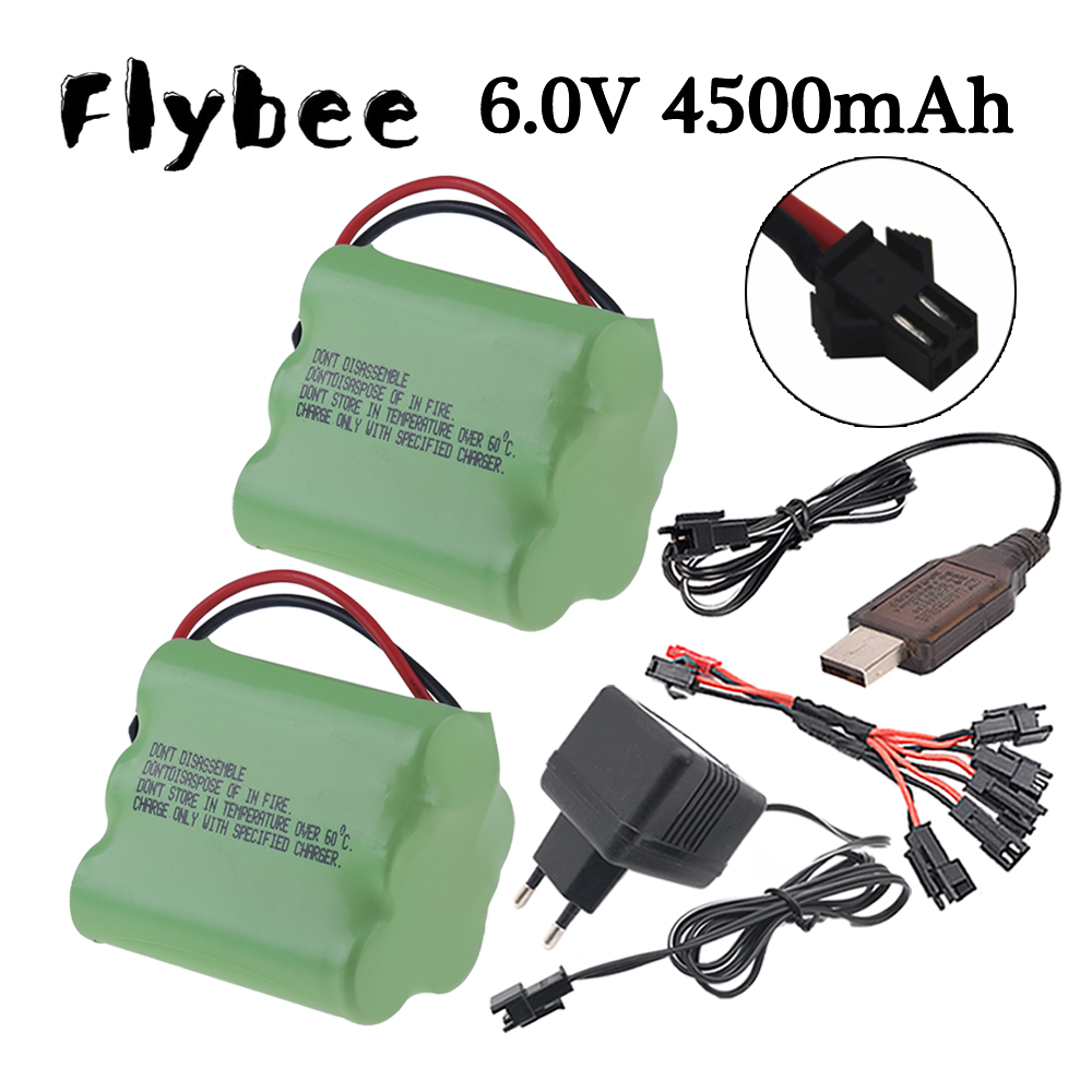 Rc Hobby Vehicles - 6v 4500mAh 니켈 수소 배터리 SM