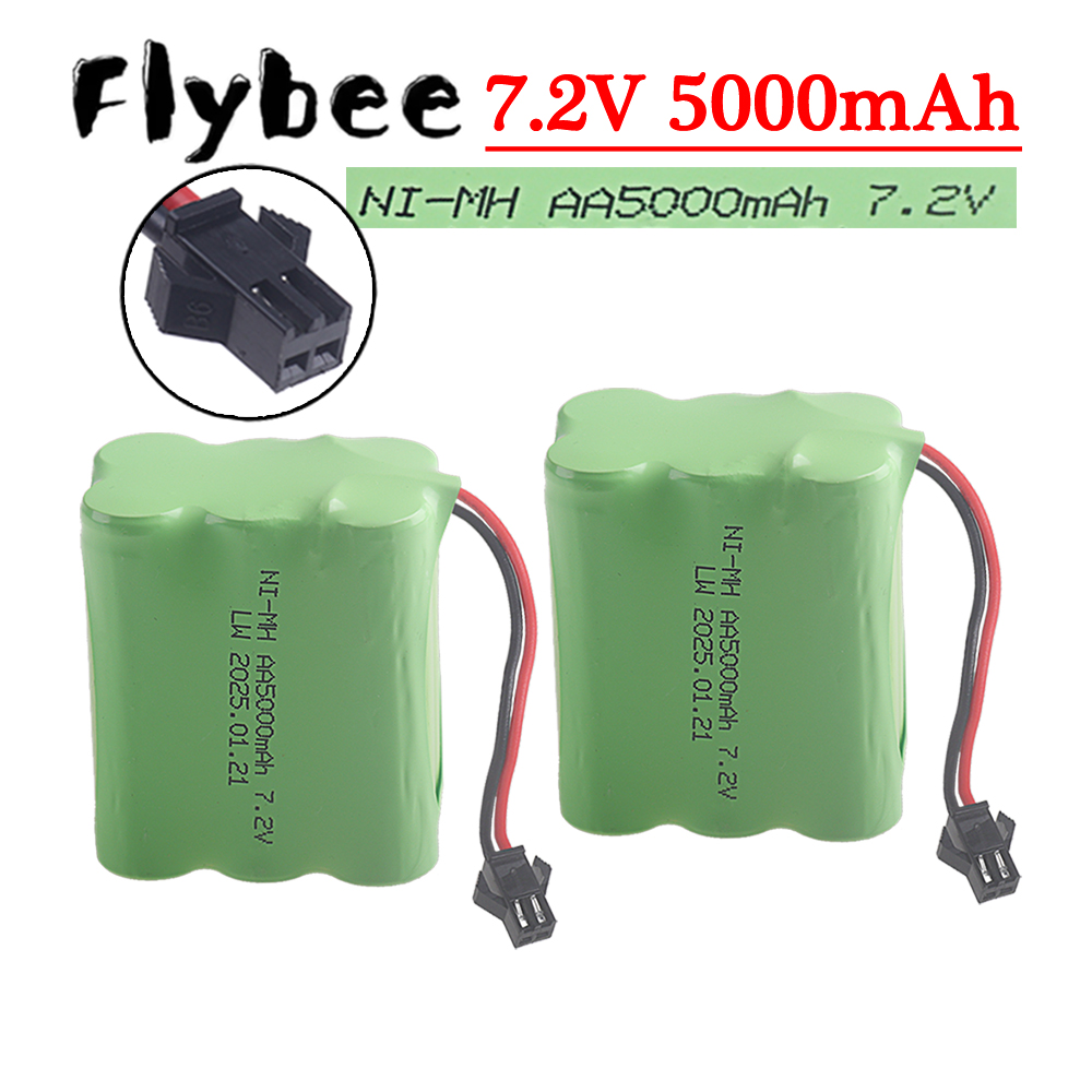 Rc Hobby Vehicles - (SM-2P 플러그) 7.2V 5000mAh 니켈수소(NiMH) 배터리