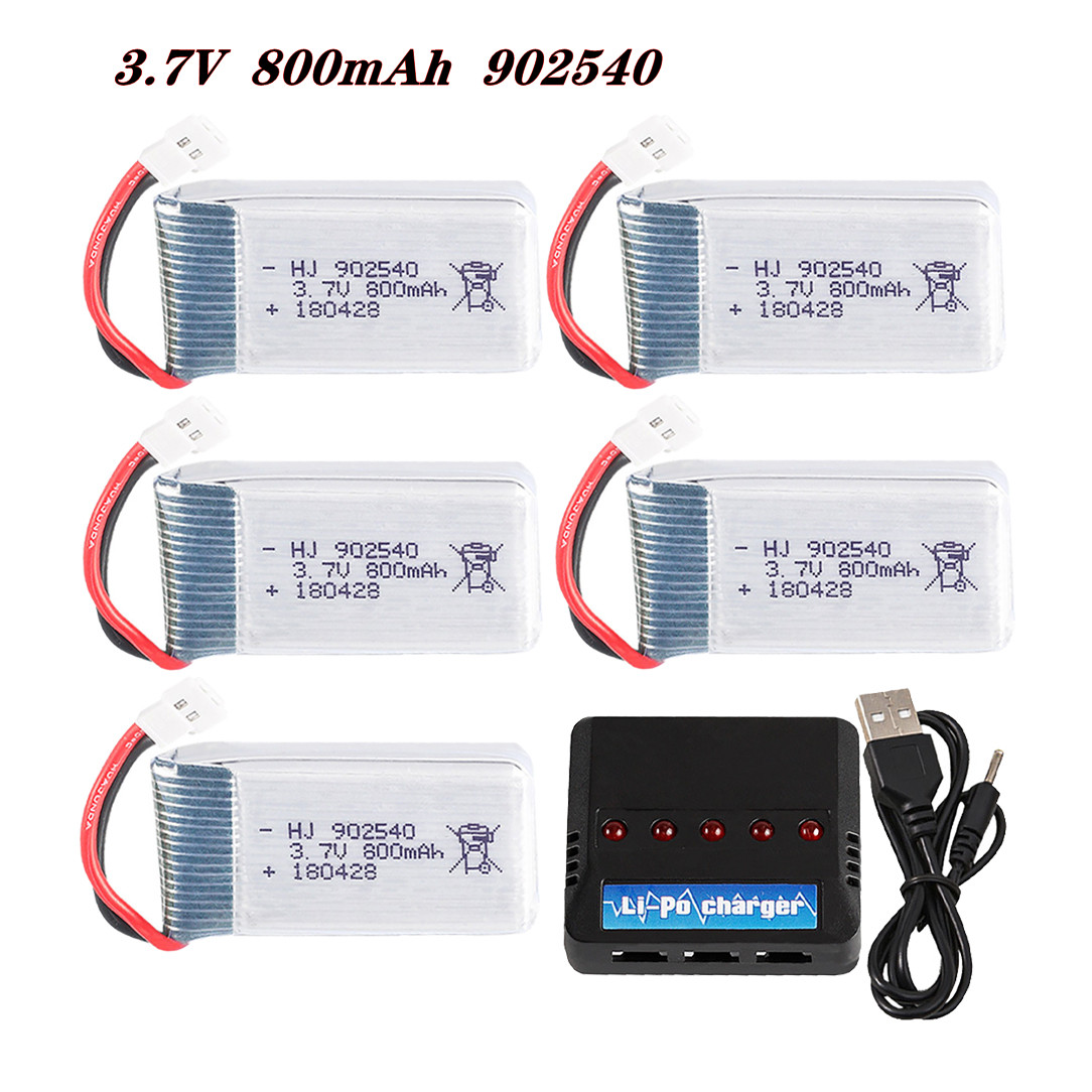 Rc Hobby Vehicles - 3.7V 800mAh 902540 25C Lipo 배터리